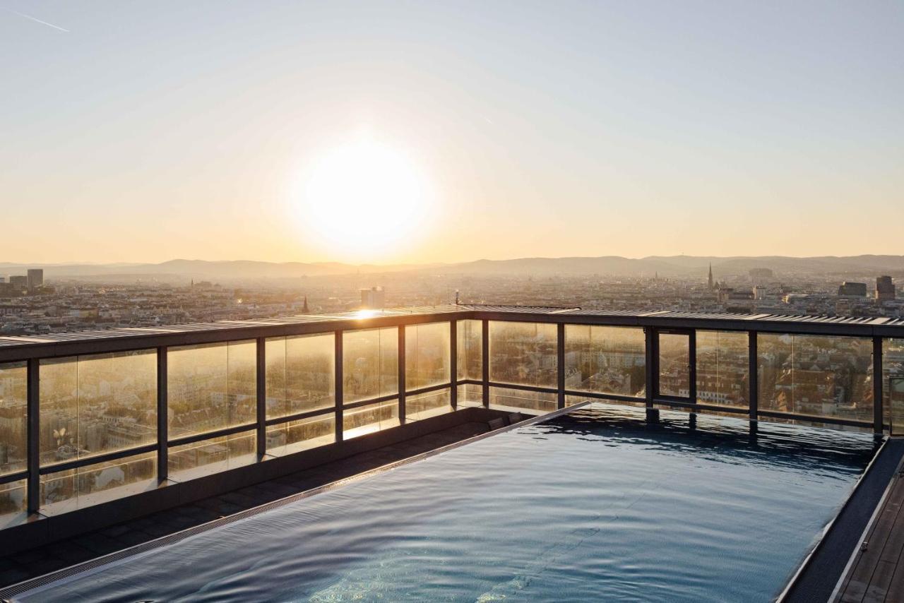 Design Apartment With Amazing View Over Vienna 2 Esterno foto