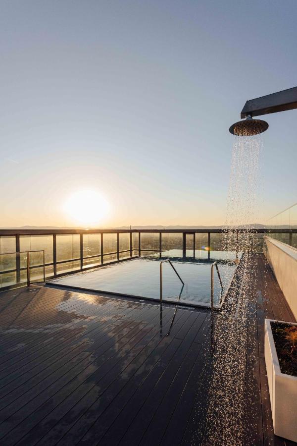 Design Apartment With Amazing View Over Vienna 2 Esterno foto