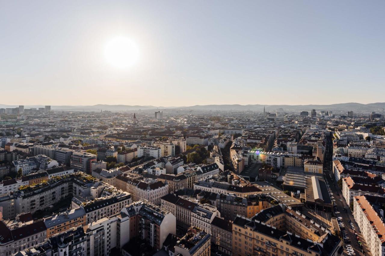 Design Apartment With Amazing View Over Vienna 2 Esterno foto