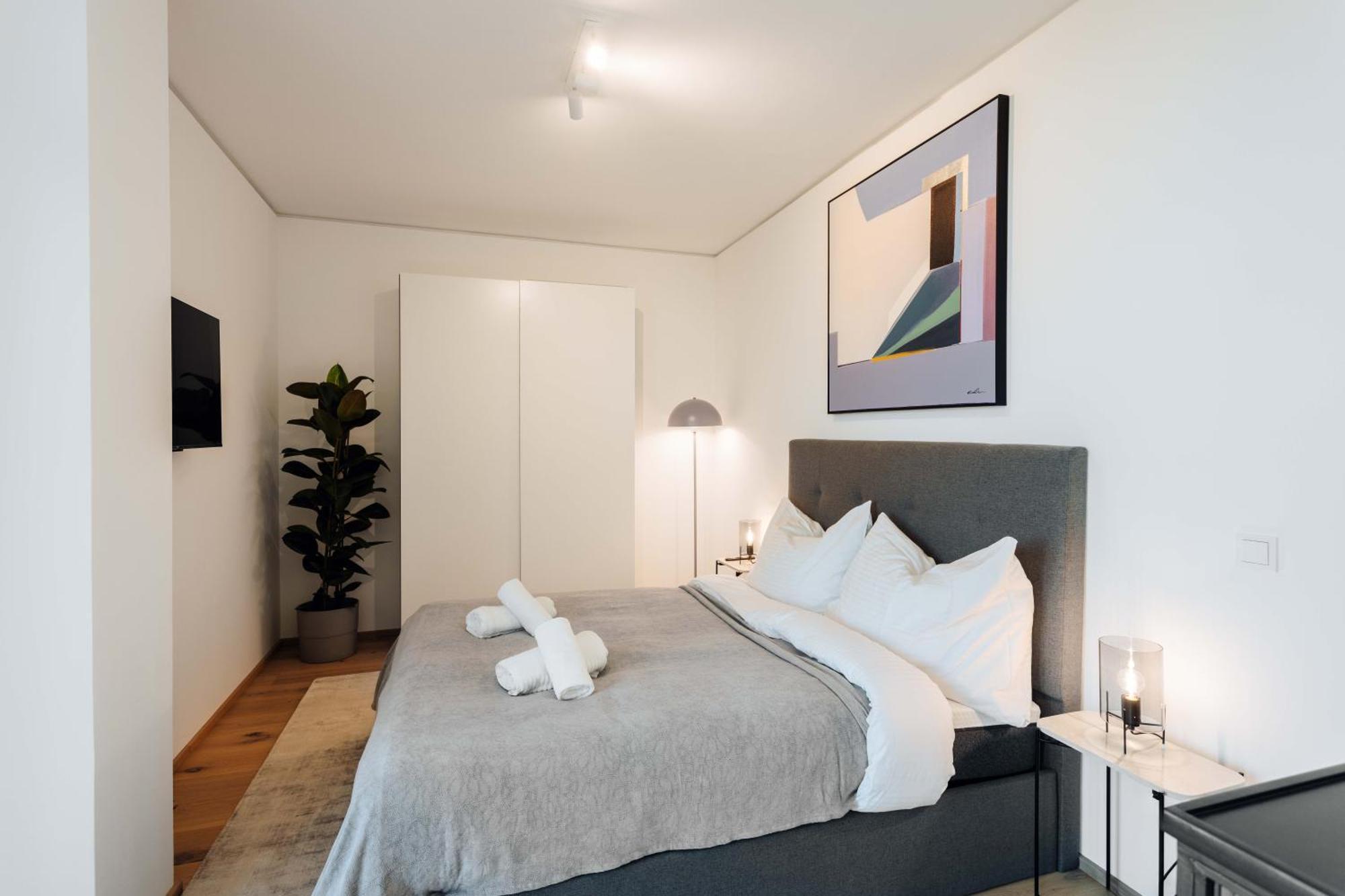 Design Apartment With Amazing View Over Vienna 2 Esterno foto